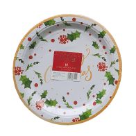See more information about the Merry Christmas Wreath Large Paper Plates 10 Pack