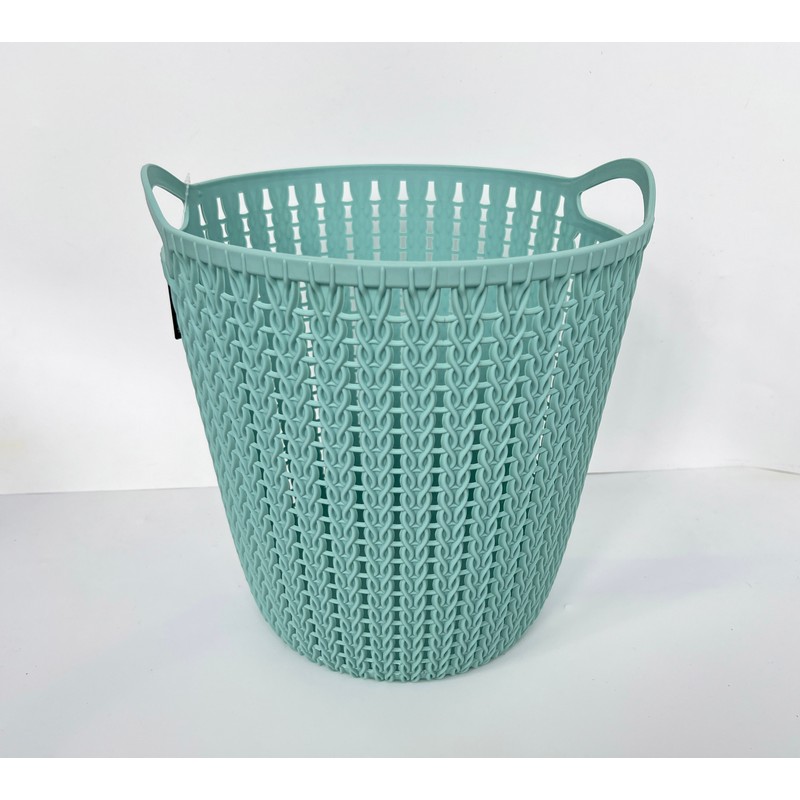 Plastic Basket 19.5 Litres - Green by EA Living