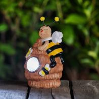See more information about the Bee Solar Garden Light Ornament Decoration White LED - 15cm by Bright Garden