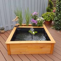 See more information about the Raised Square Garden Aquatic Planter by Promex