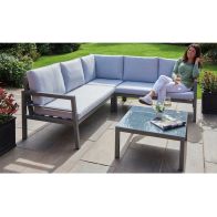 See more information about the Oakley Garden Corner Sofa by Greenhurst - 4 Seats Neutral Cushions