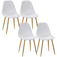 See more information about the Homcom Modern Dining Chairs Set of 4