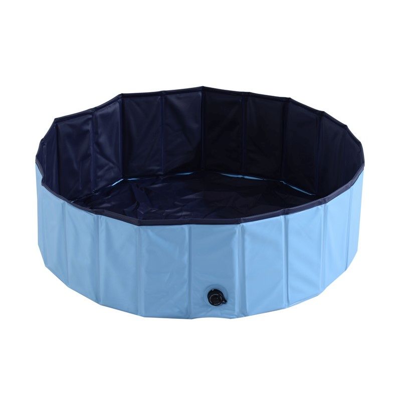 Pawhut Diameter 100X30H cm Pet Swimming Pool-Blue
