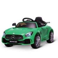 See more information about the Homcom Compatible 12V Battery-Powered 2 Motors Kids Electric Ride On Car Gtr Toy With Parental Remote Control Music Lights Mp3 Suspension Wheels For 3-5 Years Old Green