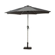 See more information about the Illuminated Crank & Tilt Garden Parasol by Royal Craft - 2.7M Grey