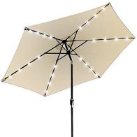 See more information about the Illuminated Crank & Tilt Garden Parasol by Royal Craft - 2.7M Ivory