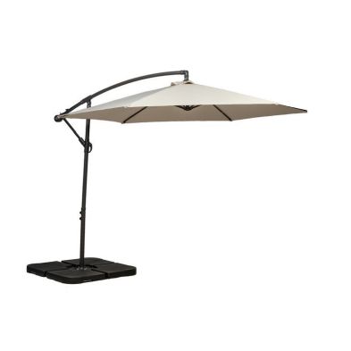 Over Hanging Cantilever Garden Parasol by Royalcraft - 3M Ivory