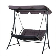See more information about the Outsunny 2 Seater Garden Swing Seat Bed