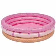 See more information about the Inflatable Round 3 Ring Donut Paddling Pool 1.2m