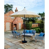 See more information about the Carrousel Garden Parasol by Garden Must Haves - 2.7 x 2.7M Cream