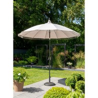 See more information about the Carrousel Garden Parasol by Garden Must Haves - 2.7 x 2.7M Grey