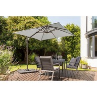 See more information about the Royce Junior Garden Parasol by Garden Must Haves - 2.5 x 2.5M Grey