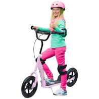 See more information about the Homcom Teen Push Scooter Kids Children Stunt Scooter Bike Bicycle Ride On 12" Eva Tyres Pink