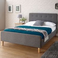 Ashbourne King Size Bed Grey