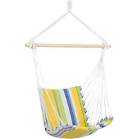 See more information about the Belize Kolibri Hammock Chair - Striped Yellow Multicoloured