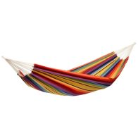 See more information about the Barbados Rainbow Hammock - Striped Rainbow Multicoloured