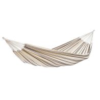 See more information about the Barbados Cappuccino Hammock - Striped Cream & Brown