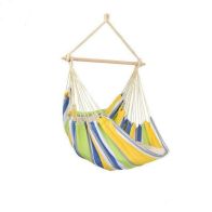 See more information about the Relax Kolibri Hammock Chair - Striped Grenn & Yellow Multicoloured