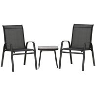 See more information about the Outsunny 3 Pieces Outdoot Bistro Set