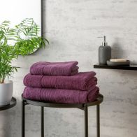 See more information about the Hamilton McBride 70cm x 130cm Aubergine Bath Towel