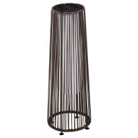 See more information about the Outsunny Patio Garden Solar Powered Lights Woven Resin Wicker Lantern Auto On/Off
