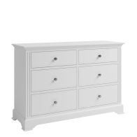 See more information about the Barford Large Chest of Drawers Oak White 6 Drawers