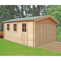 See more information about the Shire Bradenham 12' 9" x 11' 9" Apex Log Cabin - Premium 28mm Cladding Tongue & Groove