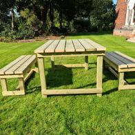 See more information about the Croft Butchers 4 Seat Table Set