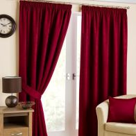 See more information about the Hamilton McBride Fusion Black Out Curtains (45" x 54") - Cranberry
