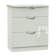 See more information about the Weybourne Chest of Drawers Off-white 3 Drawers - 88.5cm
