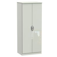 See more information about the Weybourne Tall Wardrobe Off-white 2 Doors