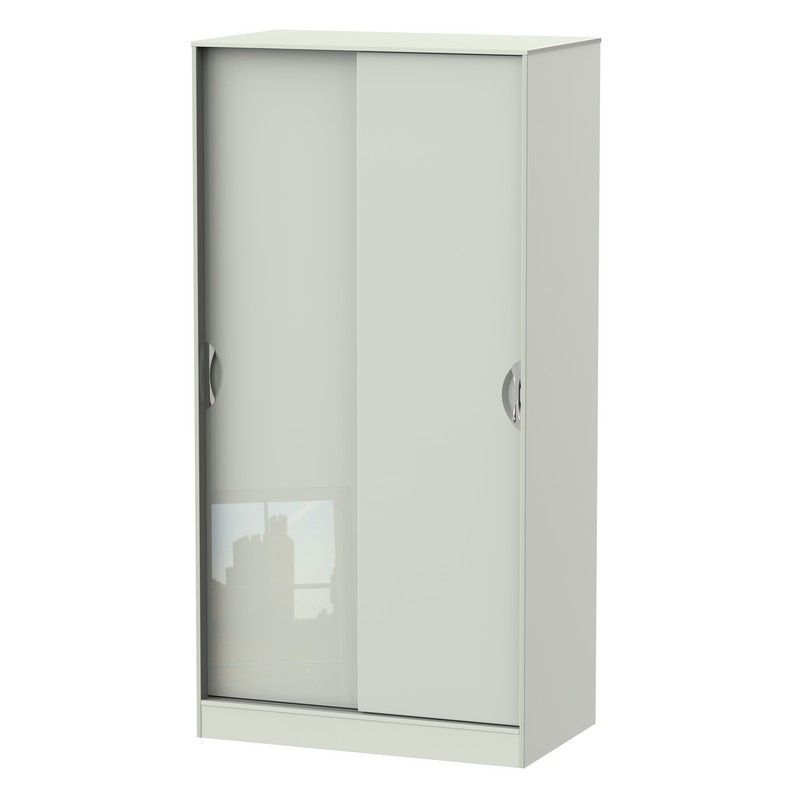 Weybourne Tall Sliding Door Wardrobe Off-white 2 Doors