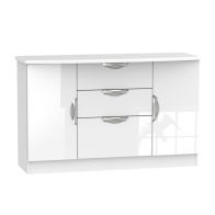 See more information about the Weybourne 3 Drawer 2 Door Unit White