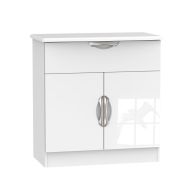 See more information about the Weybourne 1 Drawer 2 Door Dining Room Sideboard White