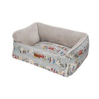 See more information about the Small Dog Bed Blue Cotton 46cm by Cath Kidston