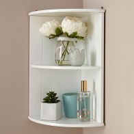 See more information about the Colonial Corner Shelving Unit White 2 Shelf