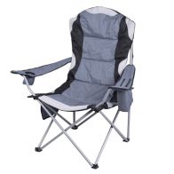 See more information about the Grey Padded Camping Chair+ Drink Pkt