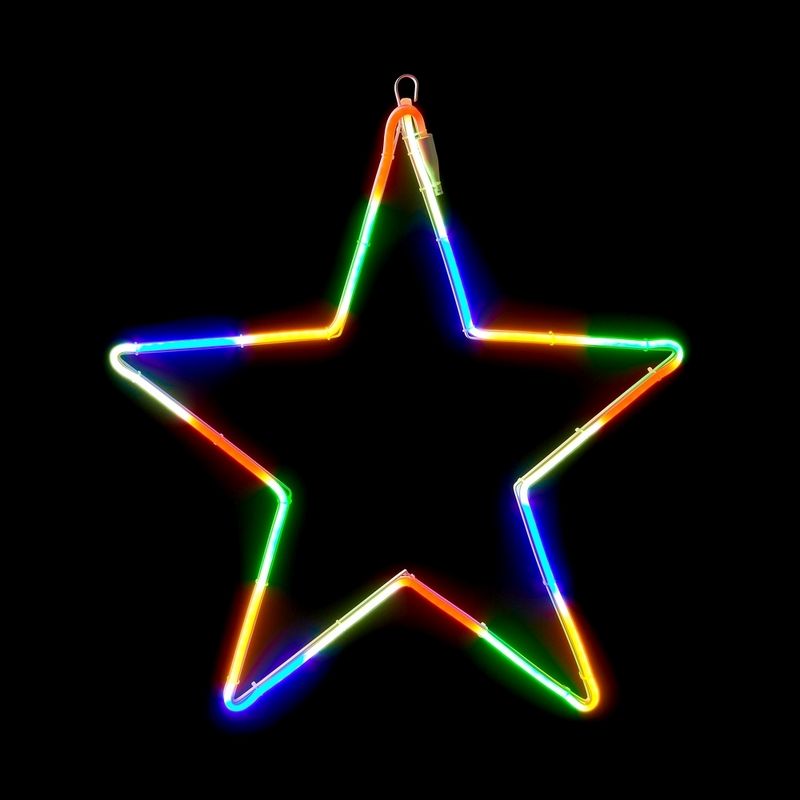 Rainbow Star Rope Light Christmas Decoration