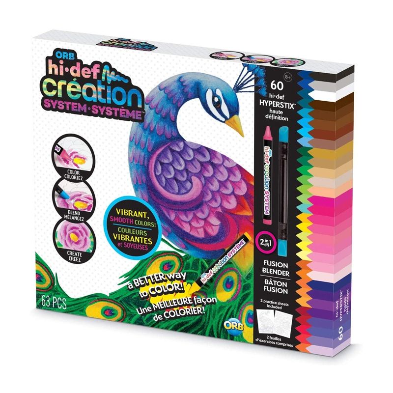 Orb Hi-Def Creation System Colouring Playset