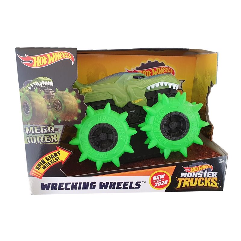 Mega Wrex Hot Wheels Monster Trucks Wrecking Wheels Toy Car