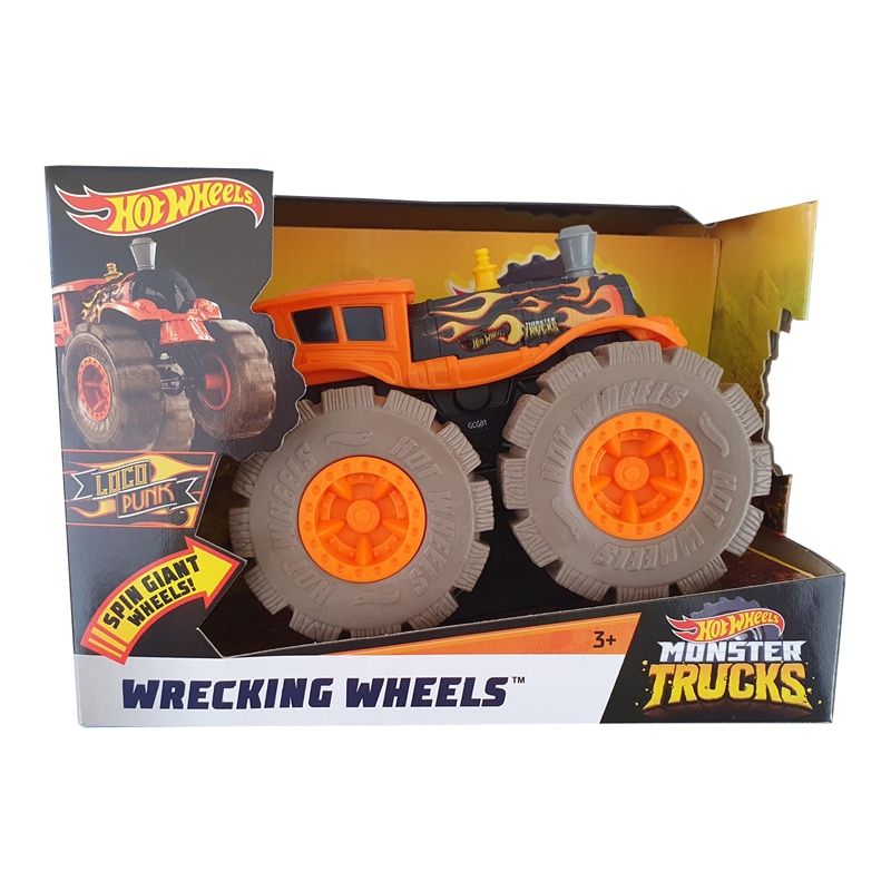 Loco Punk Hot Wheels Monster Trucks Wrecking Wheels Toy Car