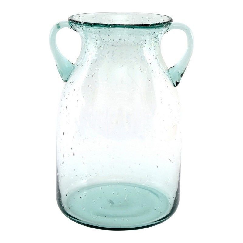 Vase Glass with Bubble Pattern - 28cm