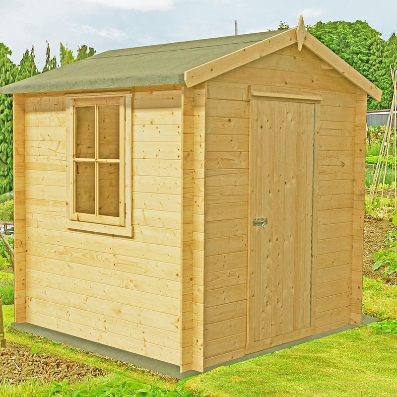 Shire Danbury Garden Log Cabin 19mm 7' x 7'