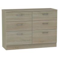 See more information about the Elmsett Large Chest of Drawers Brown 6 Drawers