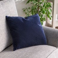 See more information about the Hamilton McBride 45cm x 45cm Navy Pleated Cushion
