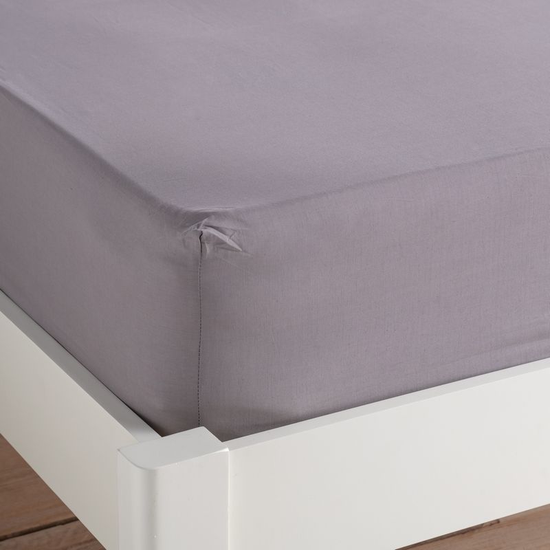 Hamilton McBride King Size Charcoal Fitted Sheet