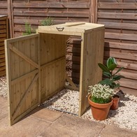 See more information about the Mercia 2' 3" x 2' 7" Flat Bin Store - Premium Pressure Treated Slatted