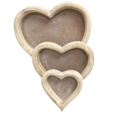 See more information about the 3x Heart Tray Wood
