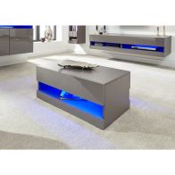 See more information about the Galicia Extending Coffee Table Grey 1 Shelf 75cm