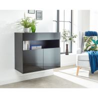 See more information about the Galicia Sideboard Black 3 Doors 3 Shelves